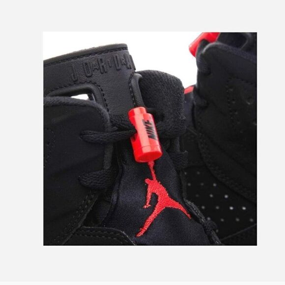 Air Jordan 6 Infer Red Black Sneakers 2000 OG Retro Size 10.5 - Picture 6 of 16
